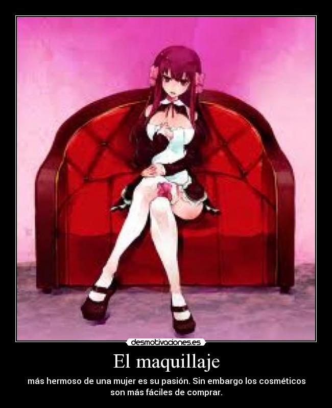 carteles maquillaje desmotivaciones