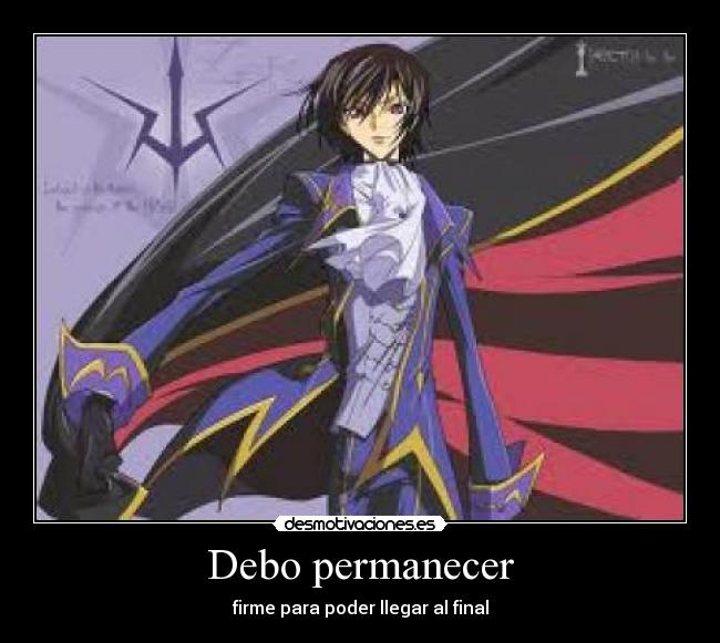 Debo permanecer - firme para poder llegar al final