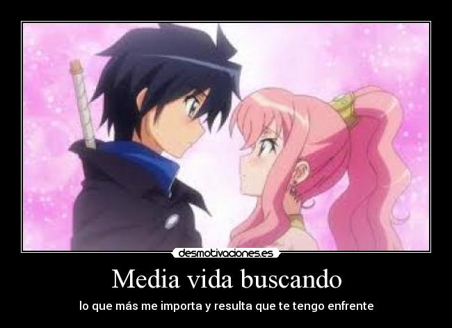 carteles vida zero tsukaima desmotivaciones