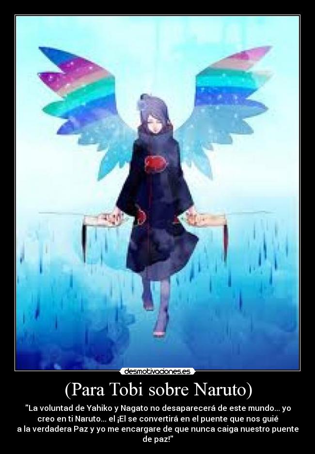 carteles naruto konan desmotivaciones