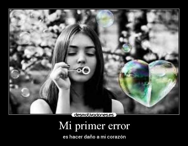 carteles primer error desmotivaciones