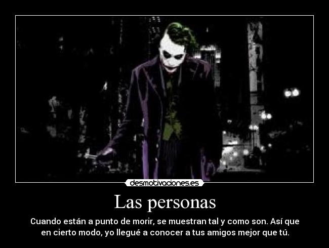Las personas -