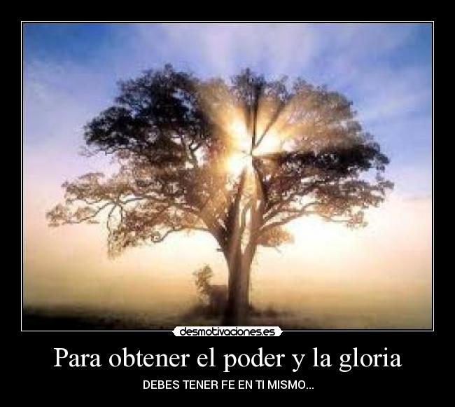 Para obtener el poder y la gloria - 