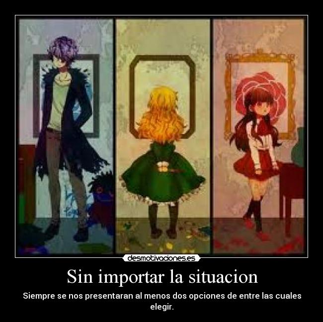 Sin importar la situacion - 