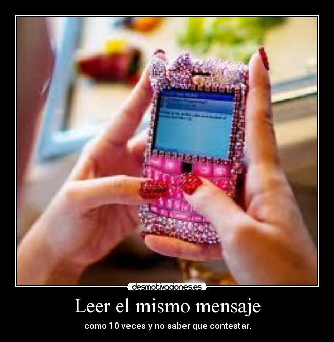 Leer el mismo mensaje -