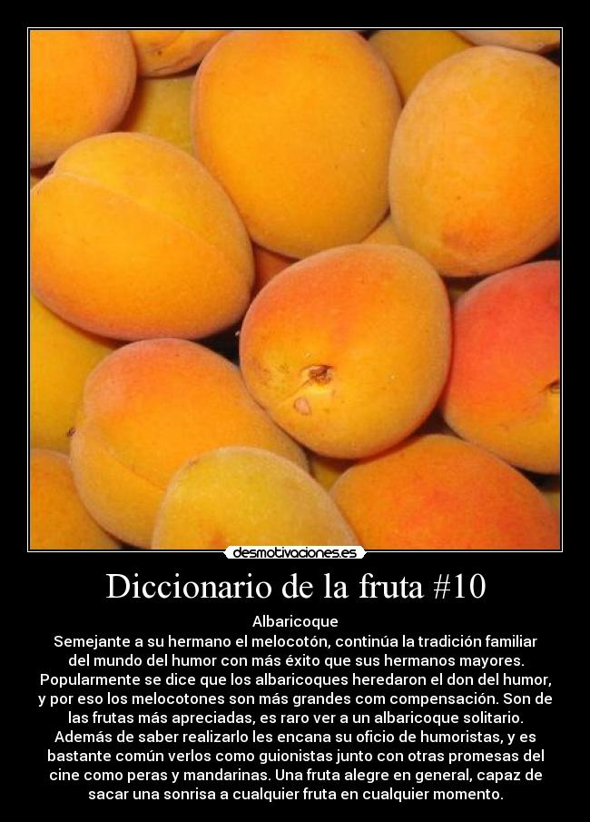 Diccionario de la fruta #10 - 