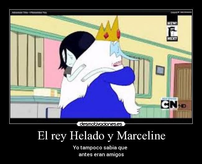 El rey Helado y Marceline -