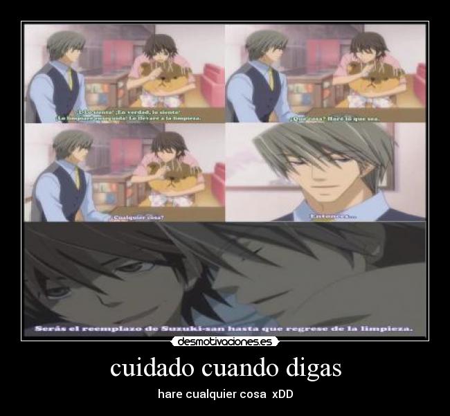 cuidado cuando digas - 