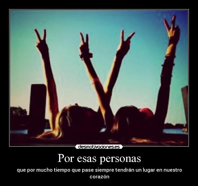 Por esas personas - 