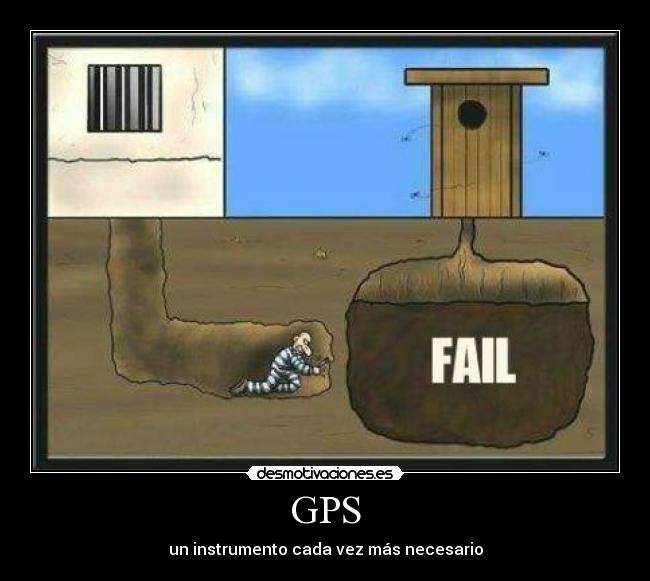carteles gps desmotivaciones