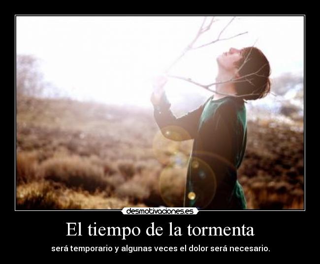 El tiempo de la tormenta -
