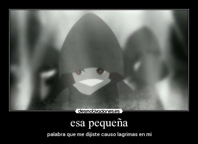 esa pequeña -