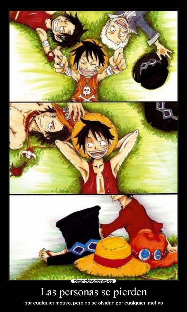 Las personas se pierden -