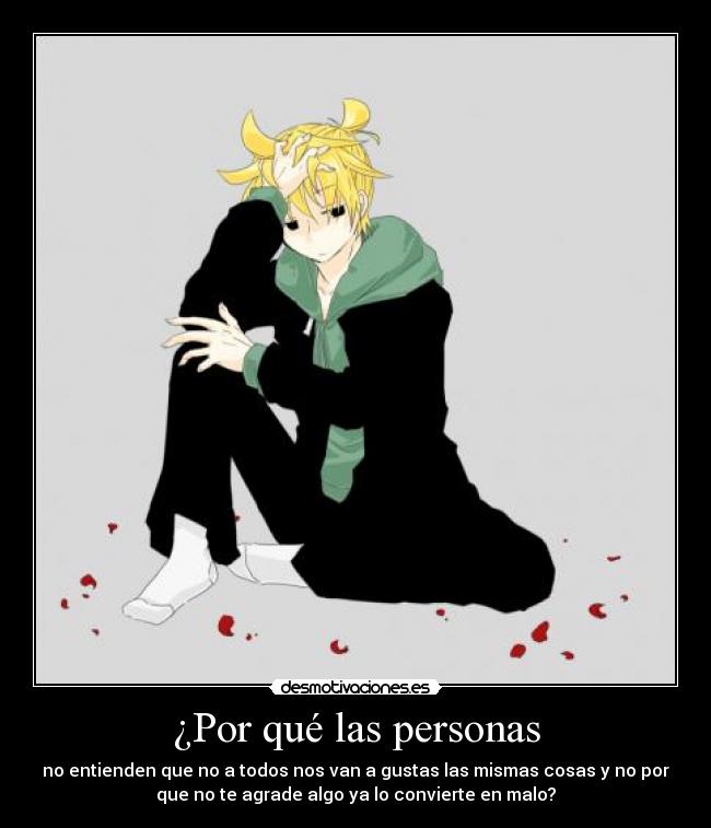 ¿Por qué las personas - 