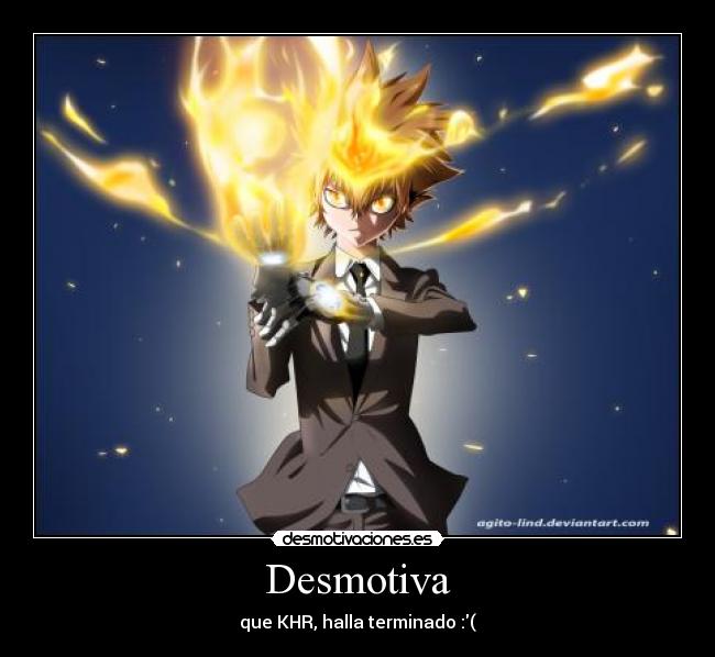 carteles katekyo hitman reborn desmotivaciones