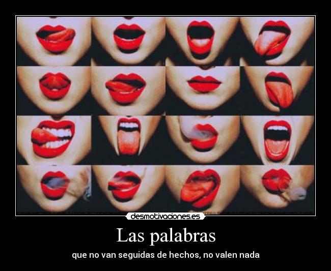 Las palabras -