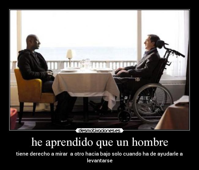 he aprendido que un hombre - 