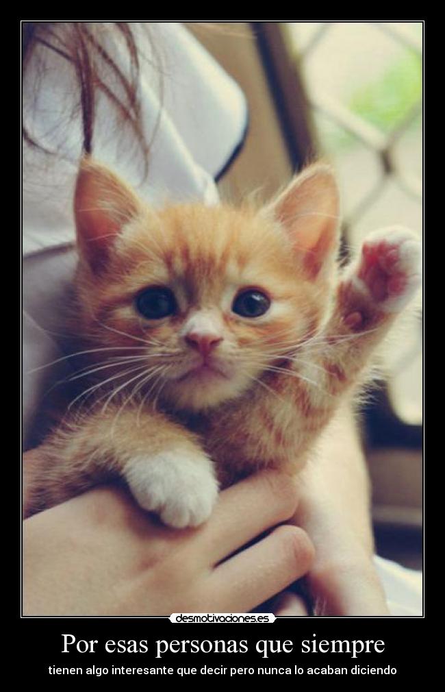 Por esas personas que siempre - 
