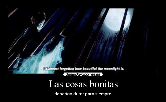 Las cosas bonitas - 