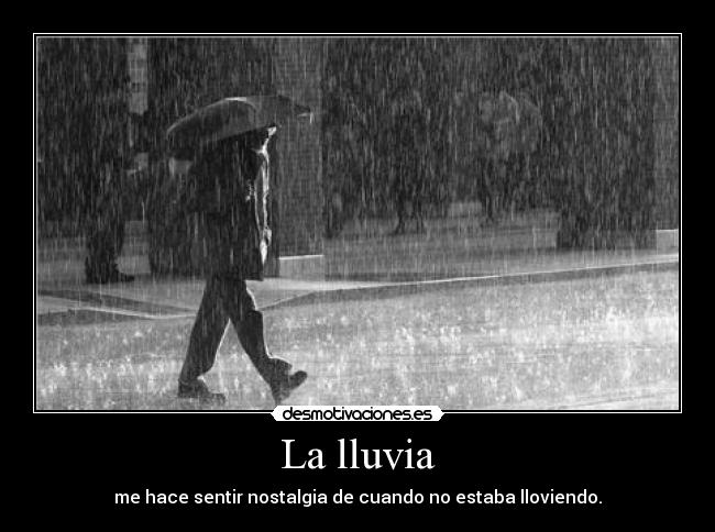 La lluvia - 