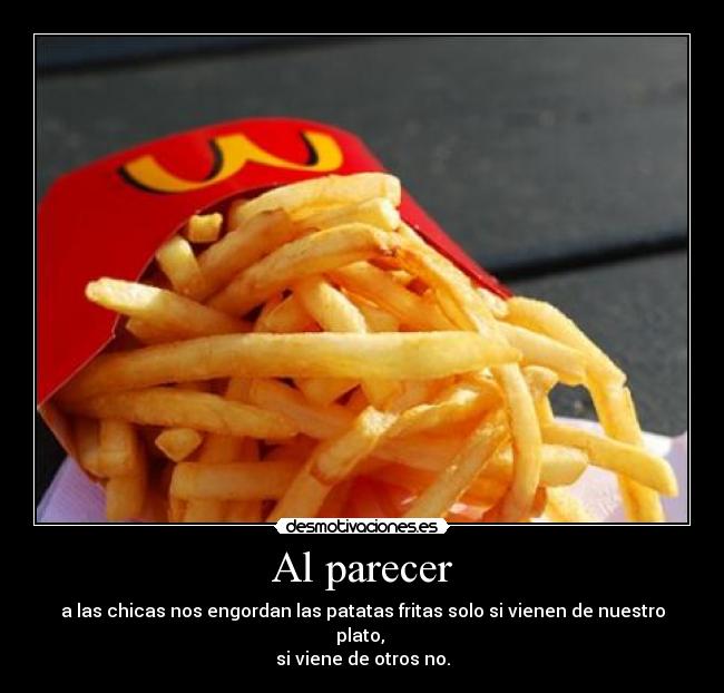 Al parecer -