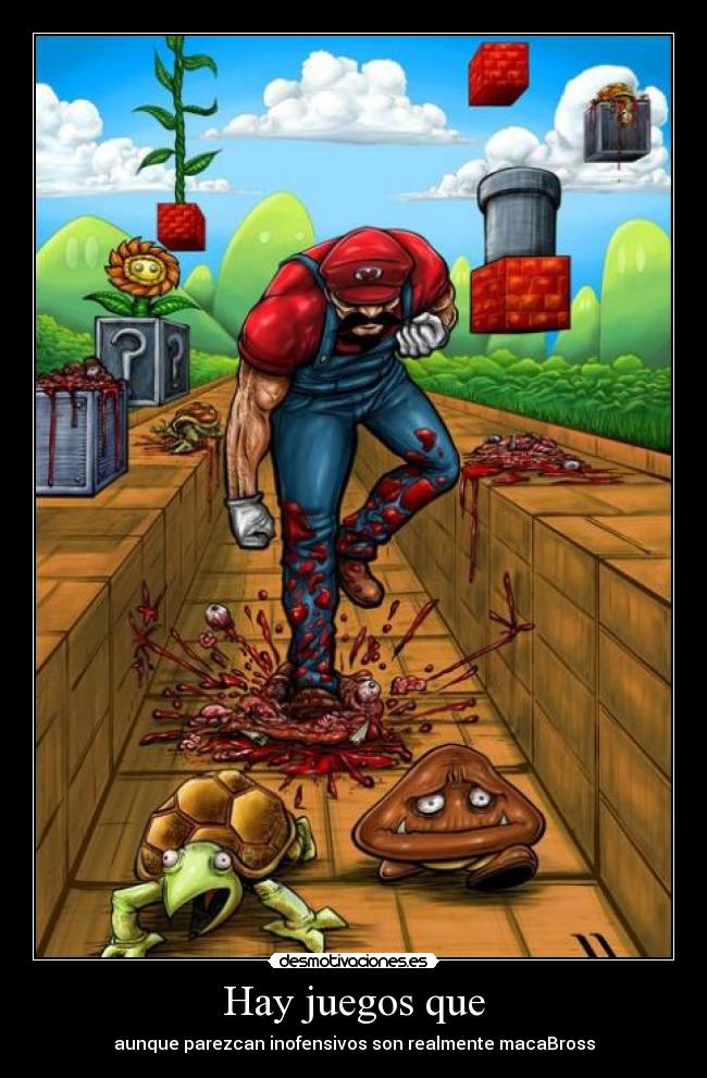 carteles mario macabross 2013 2012 o0tury0o desmotivaciones