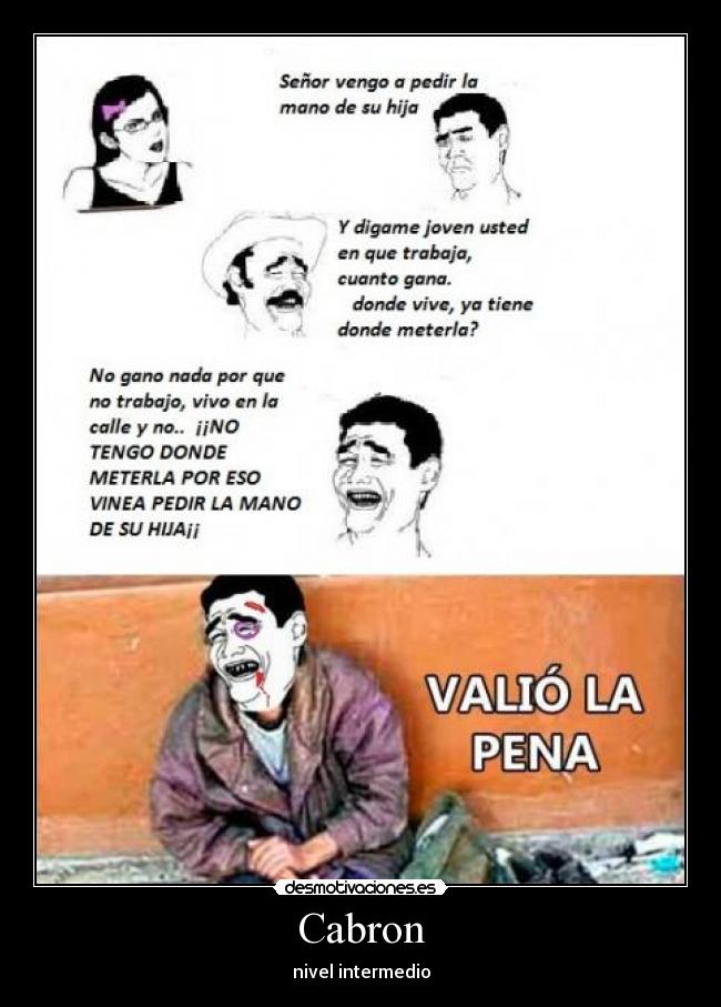 Cabron - nivel intermedio