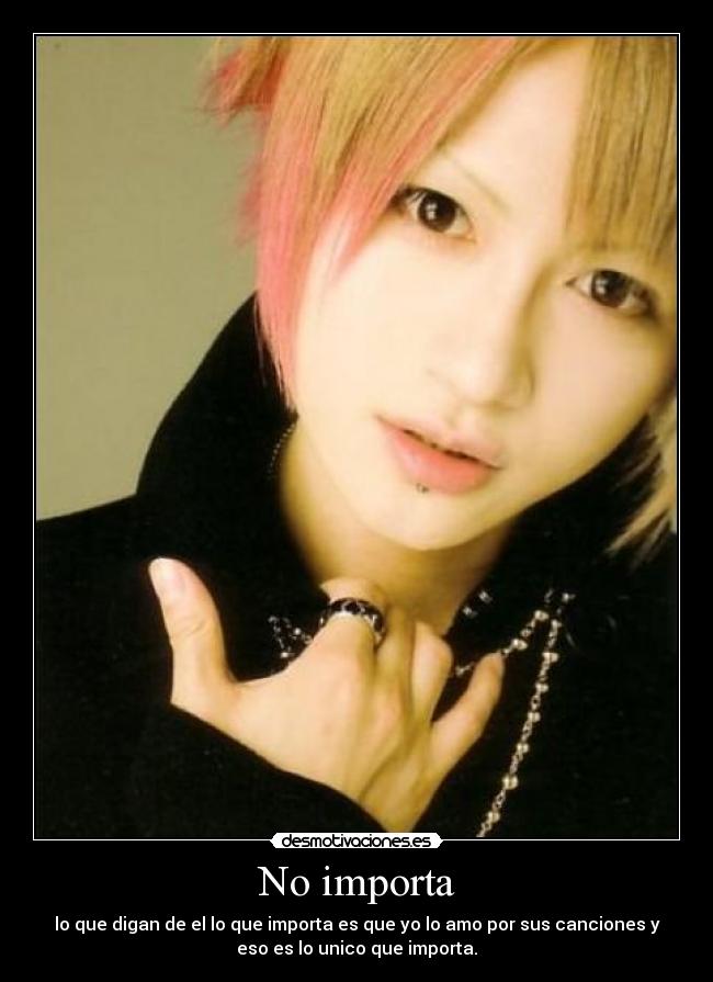 No importa -