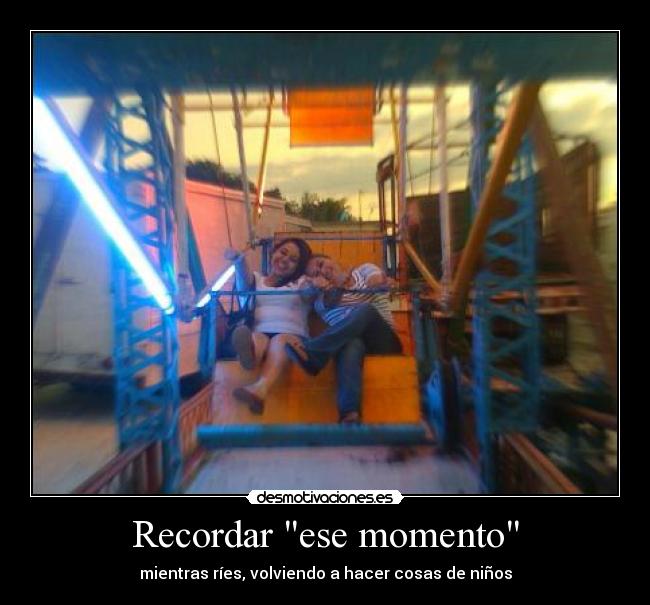 Recordar ese momento -