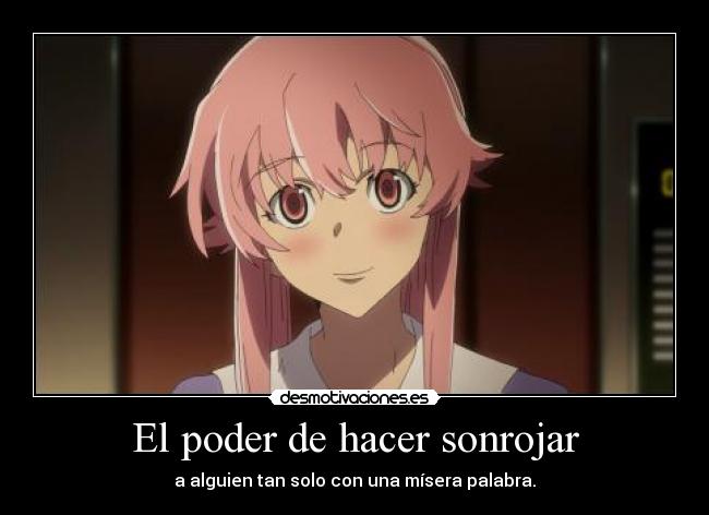 El poder de hacer sonrojar - 