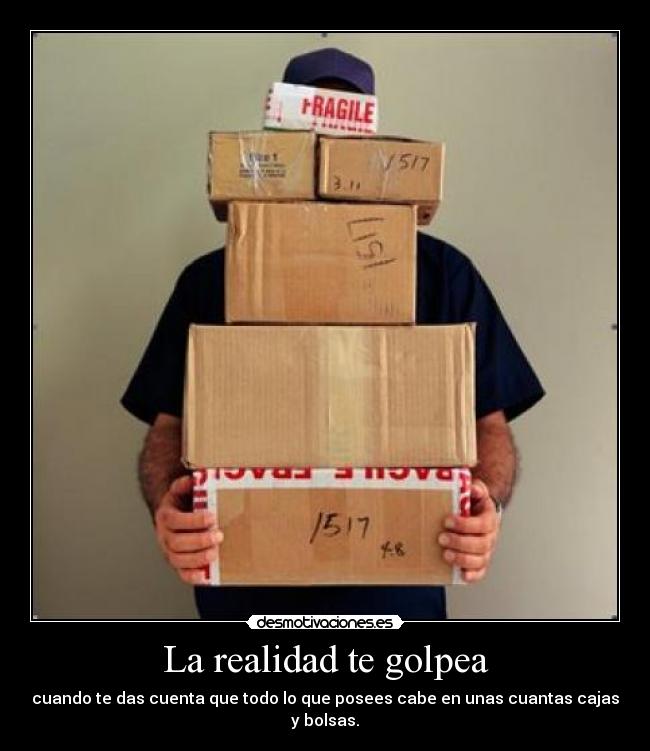 La realidad te golpea - 