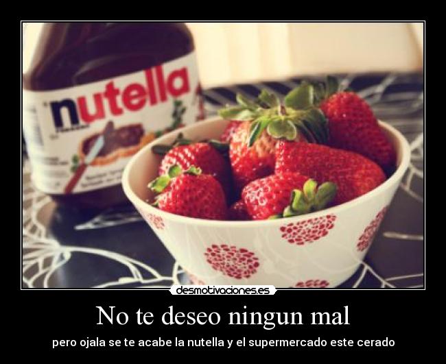 No te deseo ningun mal - 