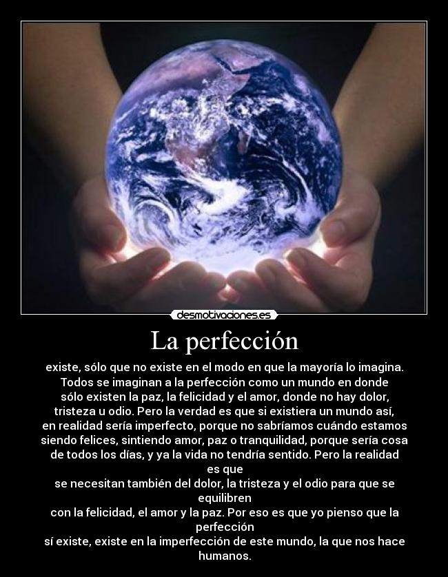 La perfección - 
