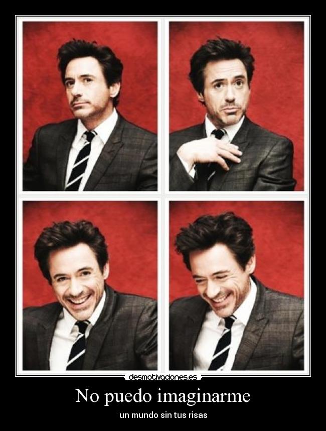 No puedo imaginarme - un mundo sin tus risas