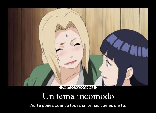 Un tema incomodo - Así te pones cuando tocas un temas que es cierto.