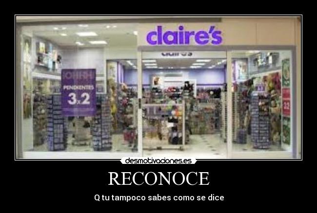 RECONOCE - Q tu tampoco sabes como se dice
