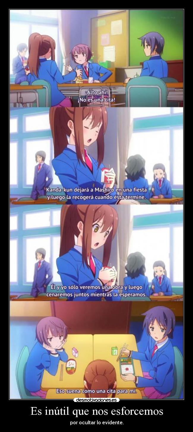 Es inútil que nos esforcemos - 