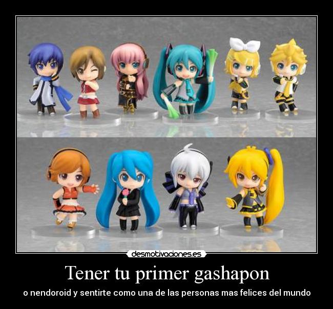 Tener tu primer gashapon - 