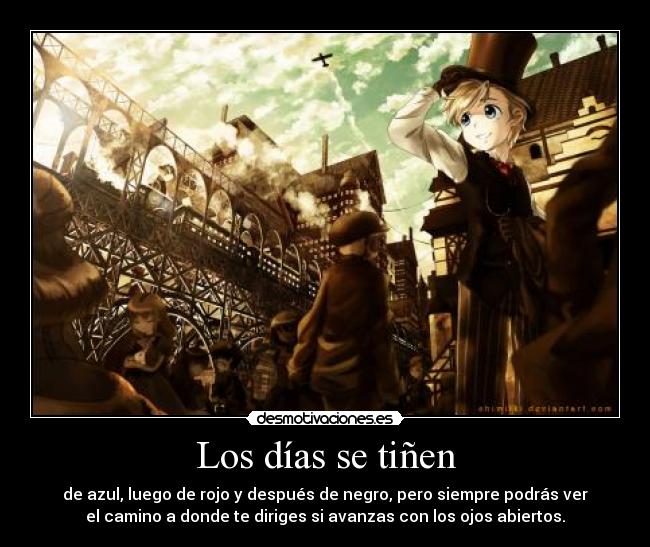 Los días se tiñen -