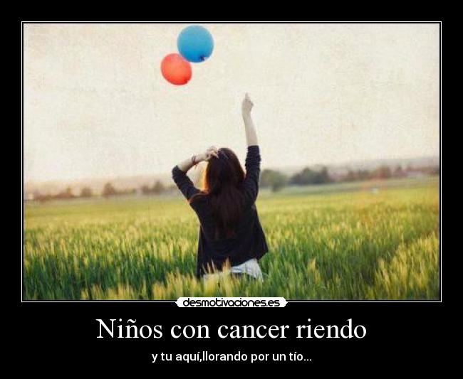 Niños con cancer riendo - 