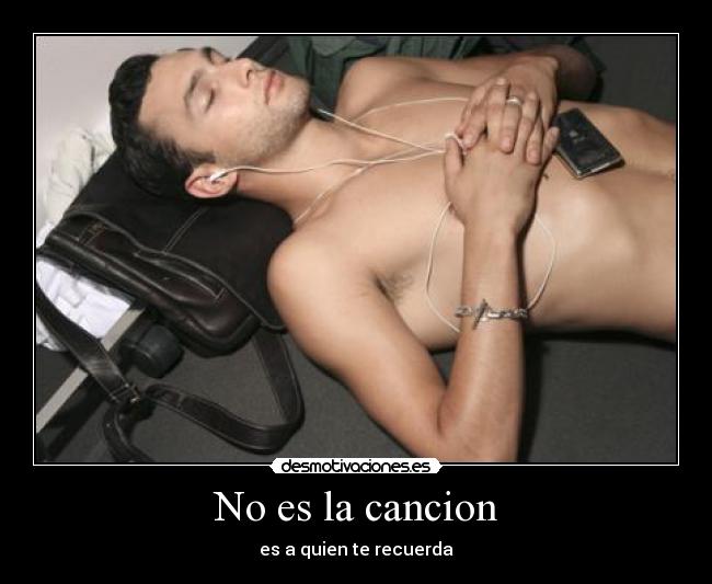 No es la cancion - 