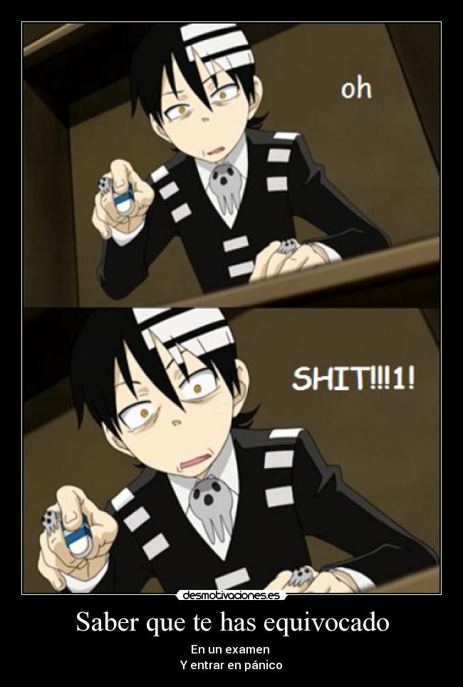 Saber que te has equivocado -