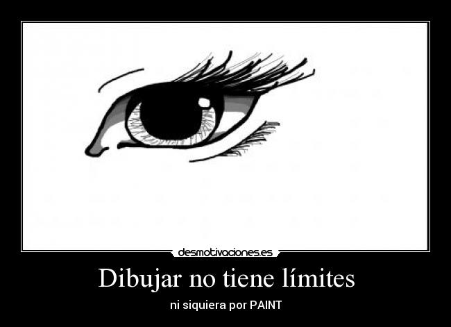 Dibujar no tiene límites - ni siquiera por PAINT