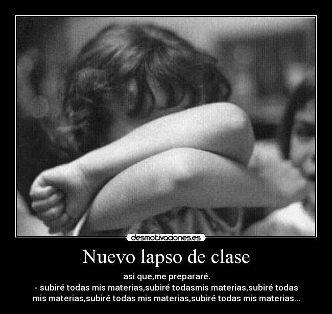 Nuevo lapso de clase - 