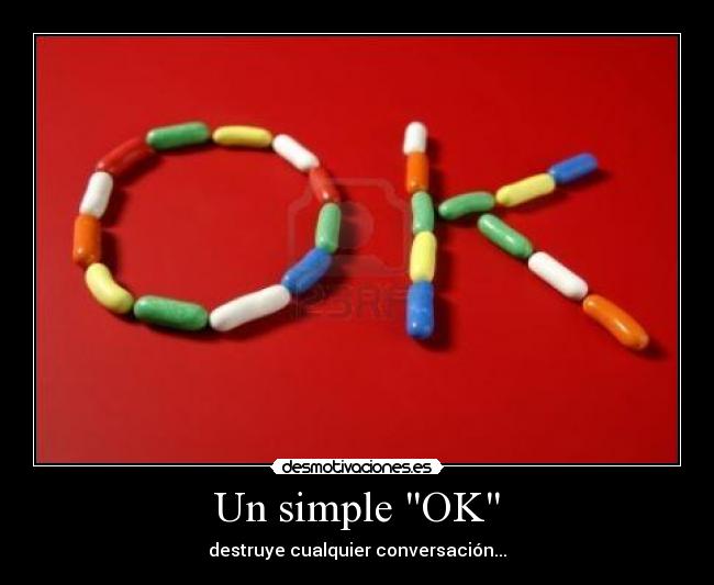 Un simple OK -