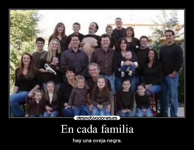 carteles familia oveja negra familia desmotivaciones