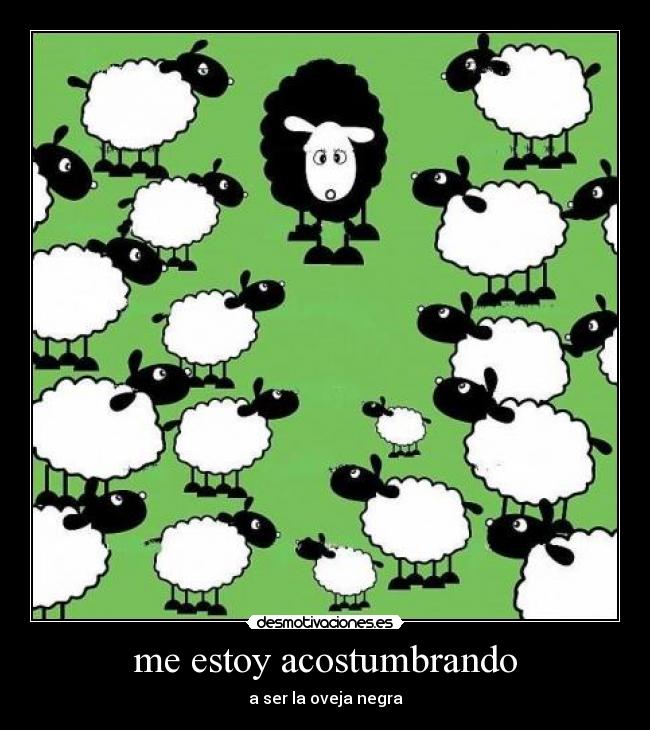 carteles oveja negra desmotivaciones