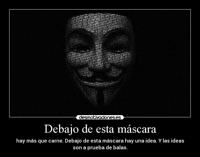 Debajo de esta máscara -