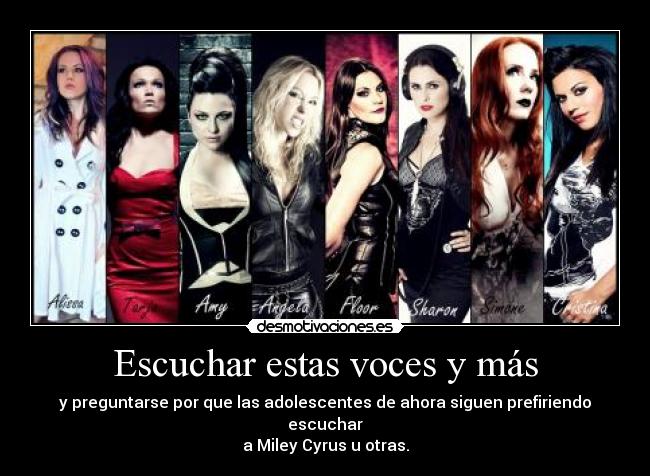 Escuchar estas voces y más -