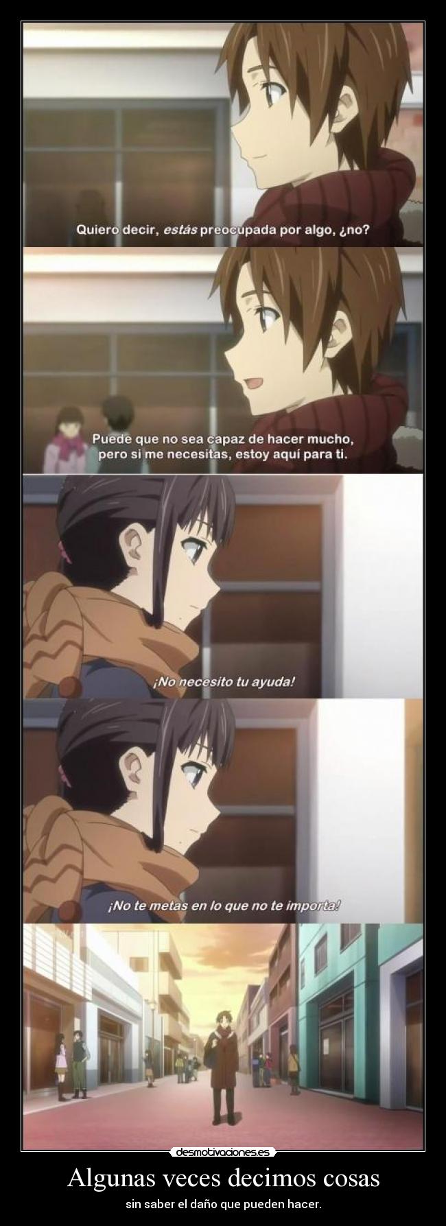 Algunas veces decimos cosas -